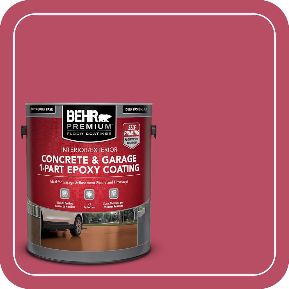BEHR PREMIUM #P130-7 Self-Priming 1-Part Epoxy Satin Interior/Exterior Concrete and Garage Floor Paint (1)
