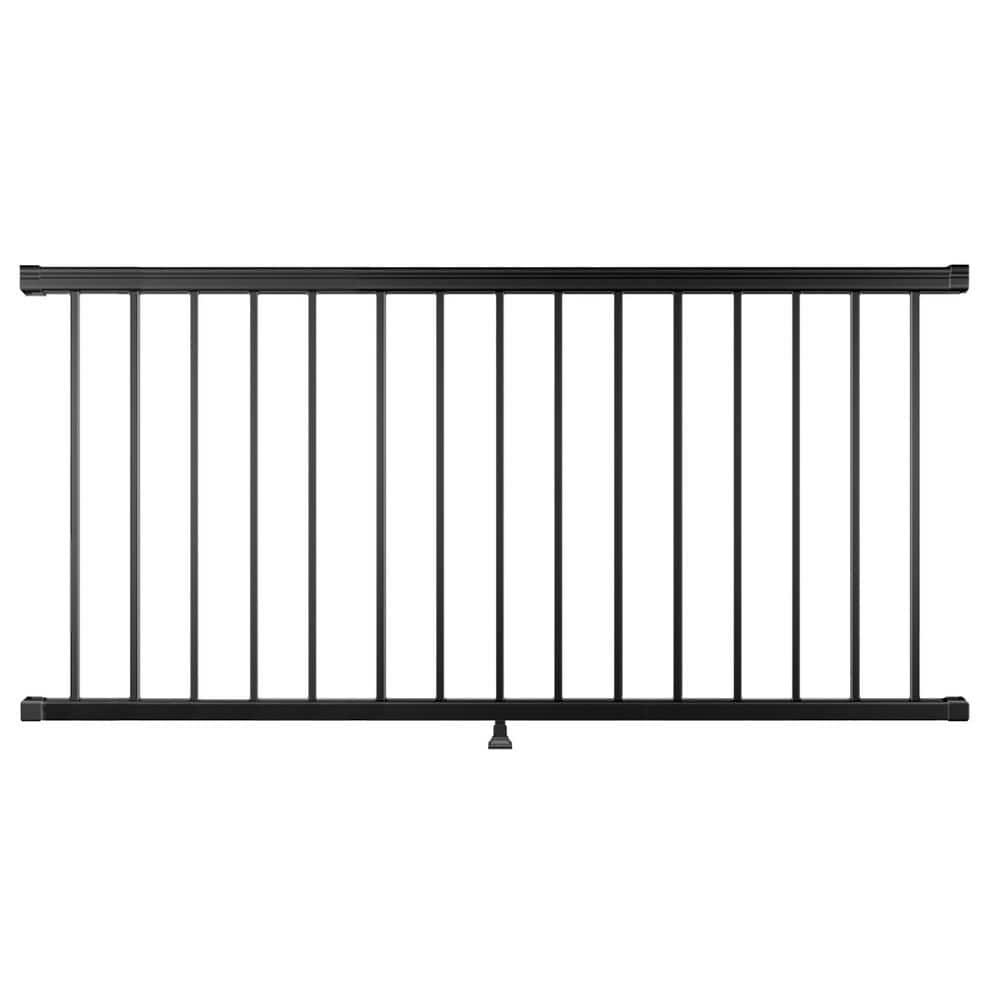 Pegatha Plus 6 ft. x 36 in. Black Fine Textured Aluminum Level Rail Kit (1)