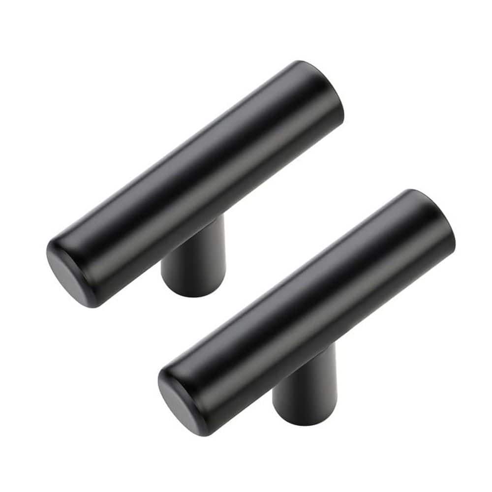 Numhew 30-Pack Matte Black Cabinet Knobs, Stainless Steel Kitchen Cabinet Handles, 2-Inch Single Hole Drawer Pulls (1)