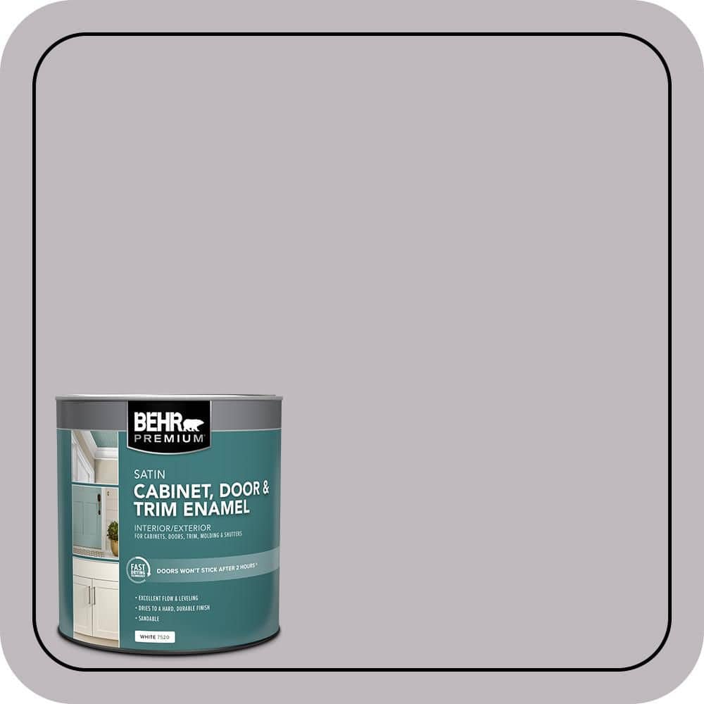 BEHR PREMIUM 1 qt. #N570-2 Standing Ovation Satin Enamel Interior/Exterior Cabinet, Door & Trim Paint (1)
