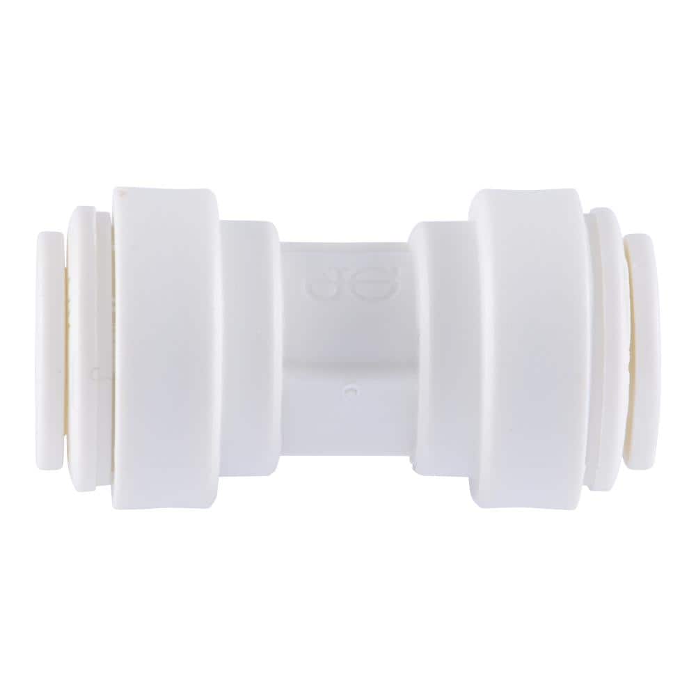 John Guest 5/16 in. O.D. x 5/16 in. O.D. Push-to-Connect Polypropylene Coupling Fitting (4)