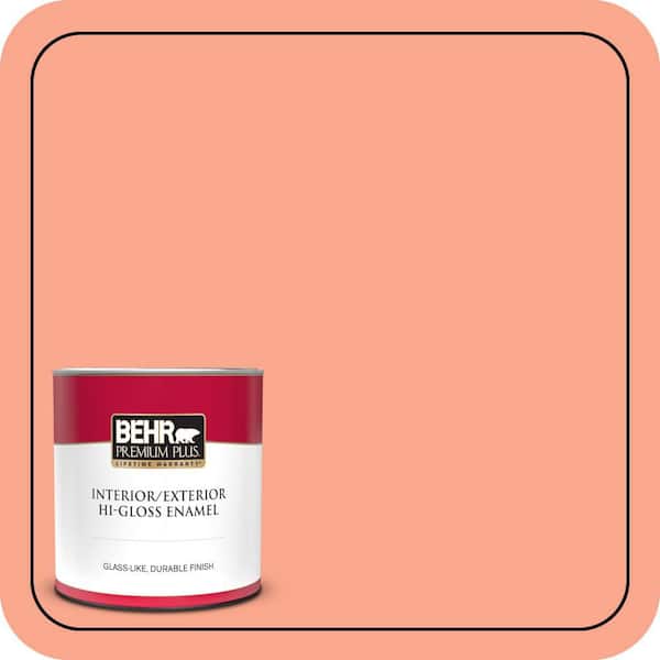 BEHR PREMIUM PLUS #200B-4 Citrus Hill Enamel Low Odor & Primer (4)