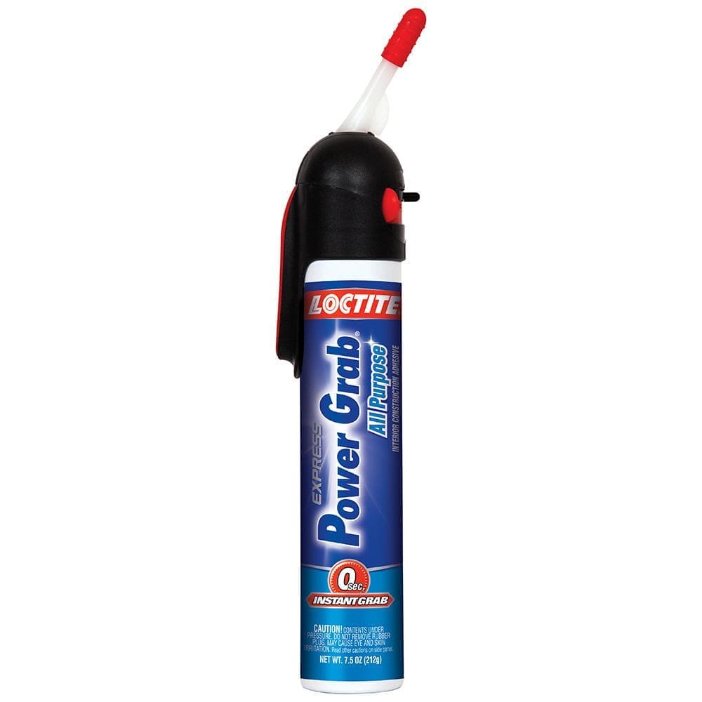Loctite Power Grab All Purpose Instant Grab 7.5 Oz. Latex Construction Adhesive White Pressure Pack (9 pack)