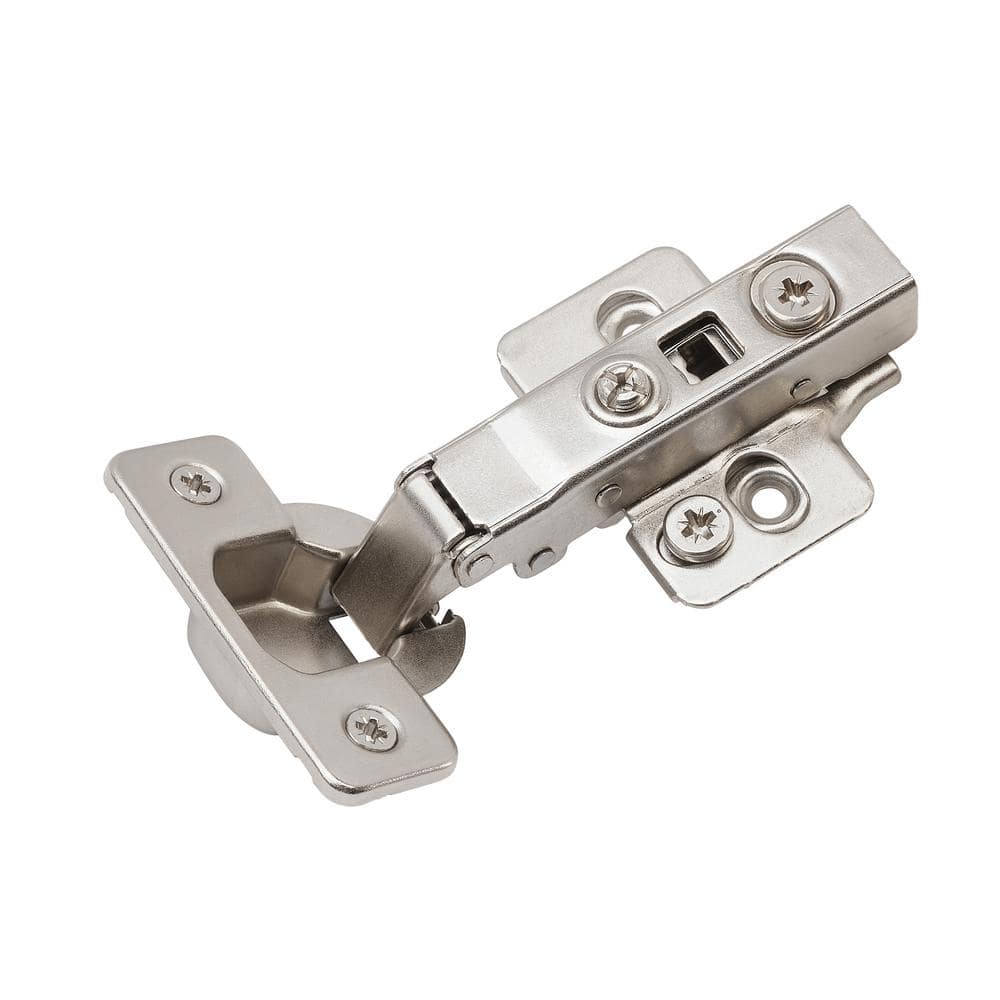 Amerock 2-Pack Nickel Full Overlay Frameless Self Close Euro Concealed Cabinet Hinges