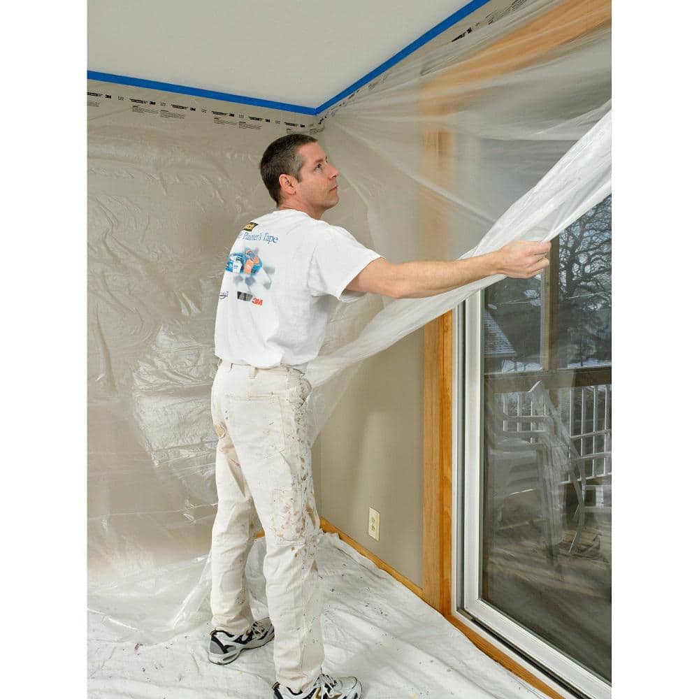 3M Hand-Masker 6 ft. x 90 ft. Contractor's Plastic (4)