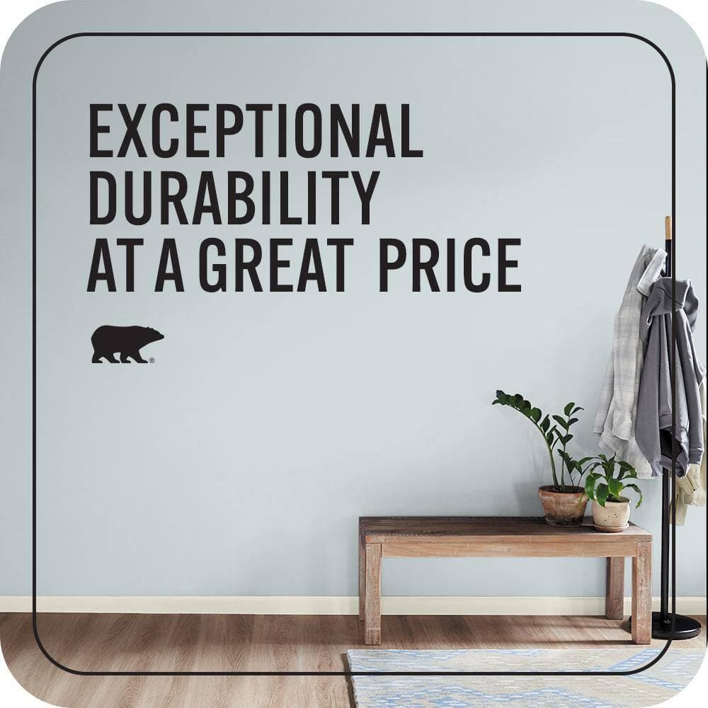 BEHR PREMIUM PLUS #N470-1 Ash Blue Enamel EcoMix Plant-Based & Primer (4)