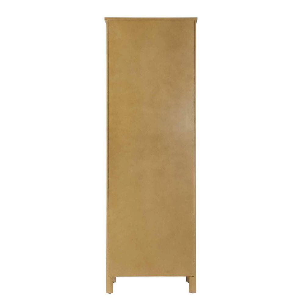 TIMELESS HOME 24 in. W x 18 in. D x 72 in. H Beige Freestanding Linen Cabinet (3)