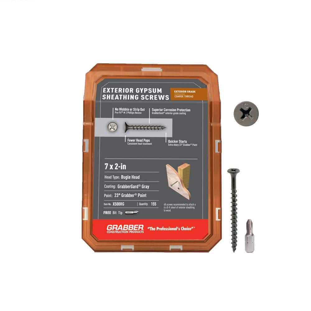 Grabber #7 2 in. Philips Bugle-Head Wood Deck Screw