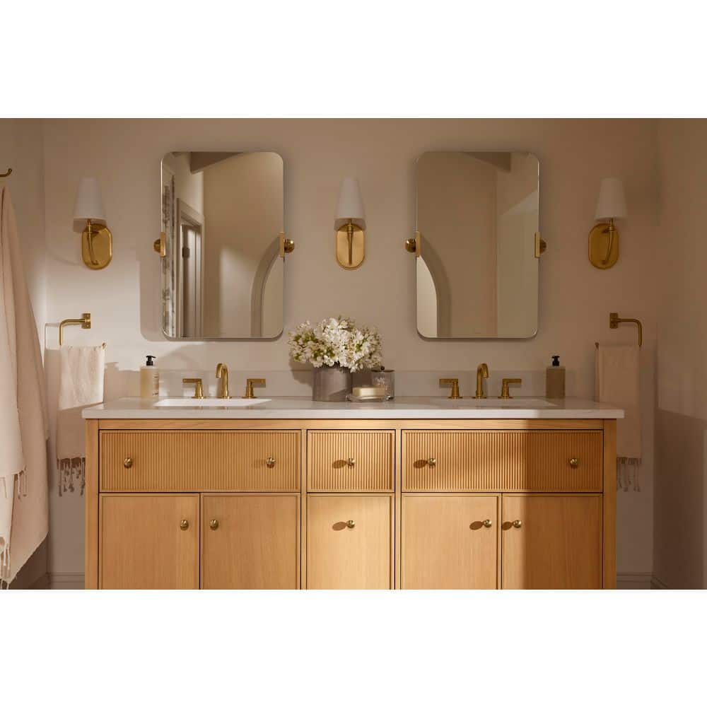 KOHLER Castia By Studio McGee Wall Mounted Towel Ring in Vibrant Brushed Moderne Brass (2)