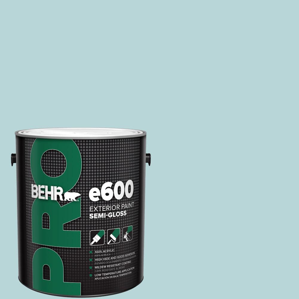 BEHR PRO 1 gal. #510E-2 Rhythmic Blue Semi-Gloss Exterior Paint
