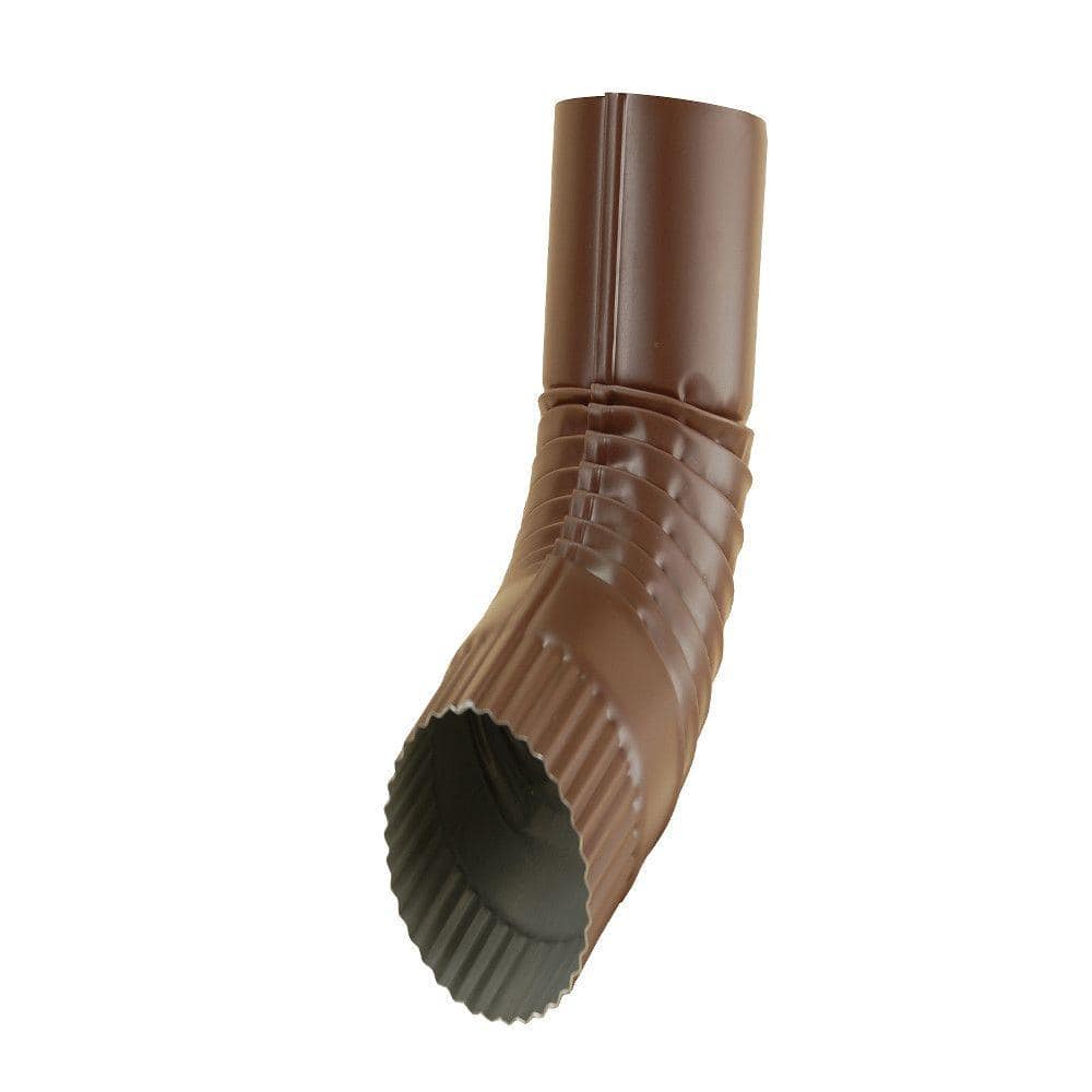 Amerimax Home Products Aluminum Plain Round Downspout Elbow