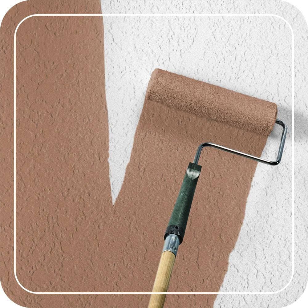 BEHR PREMIUM 5 gal. #S210-5 Cider Spice Elastomeric Masonry, Stucco and Brick Exterior Paint (3)