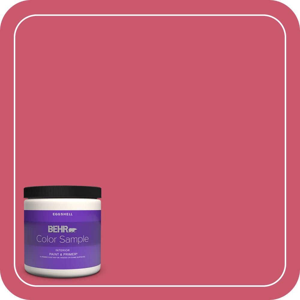 BEHR PREMIUM PLUS #T11-15 Pinkelicious Enamel & Primer Color Sample (1)