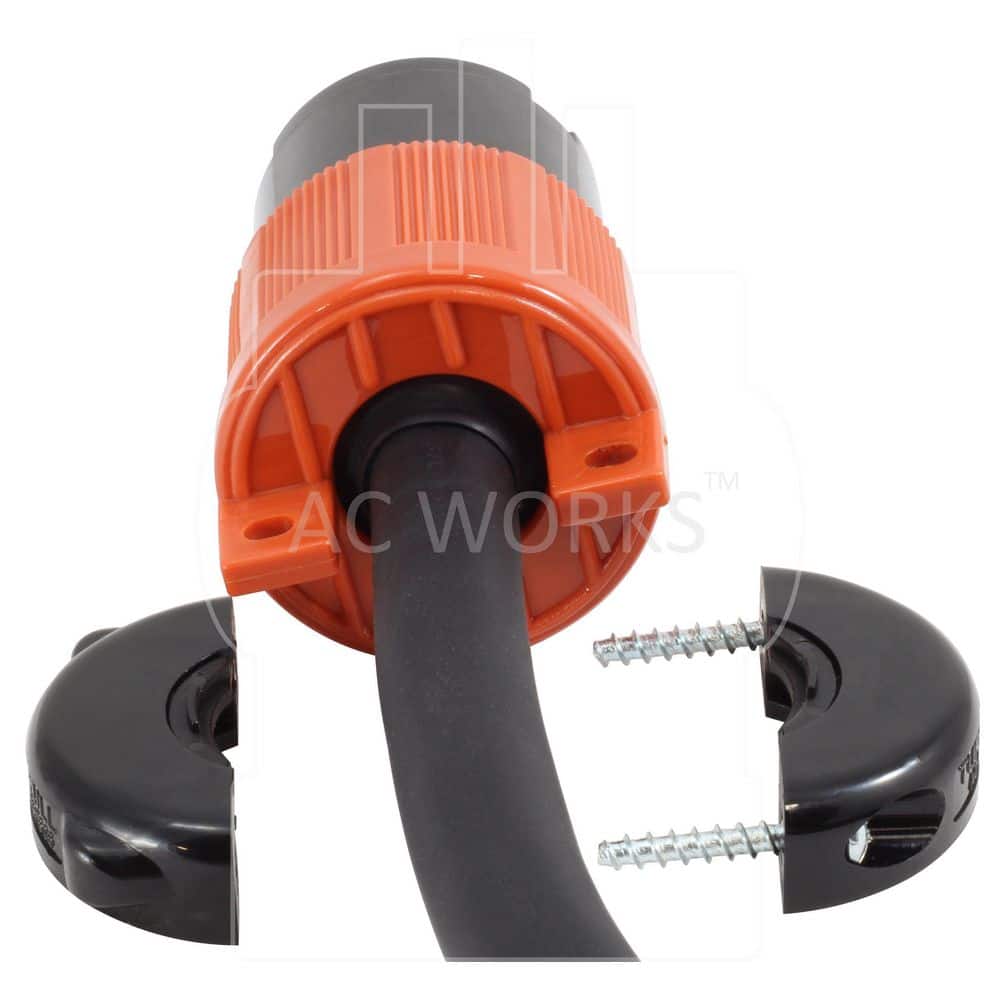 AC WORKS NEMA L5-30 30A 125V 3Prong Plug and Female Connector UL C-UL Approval (3)