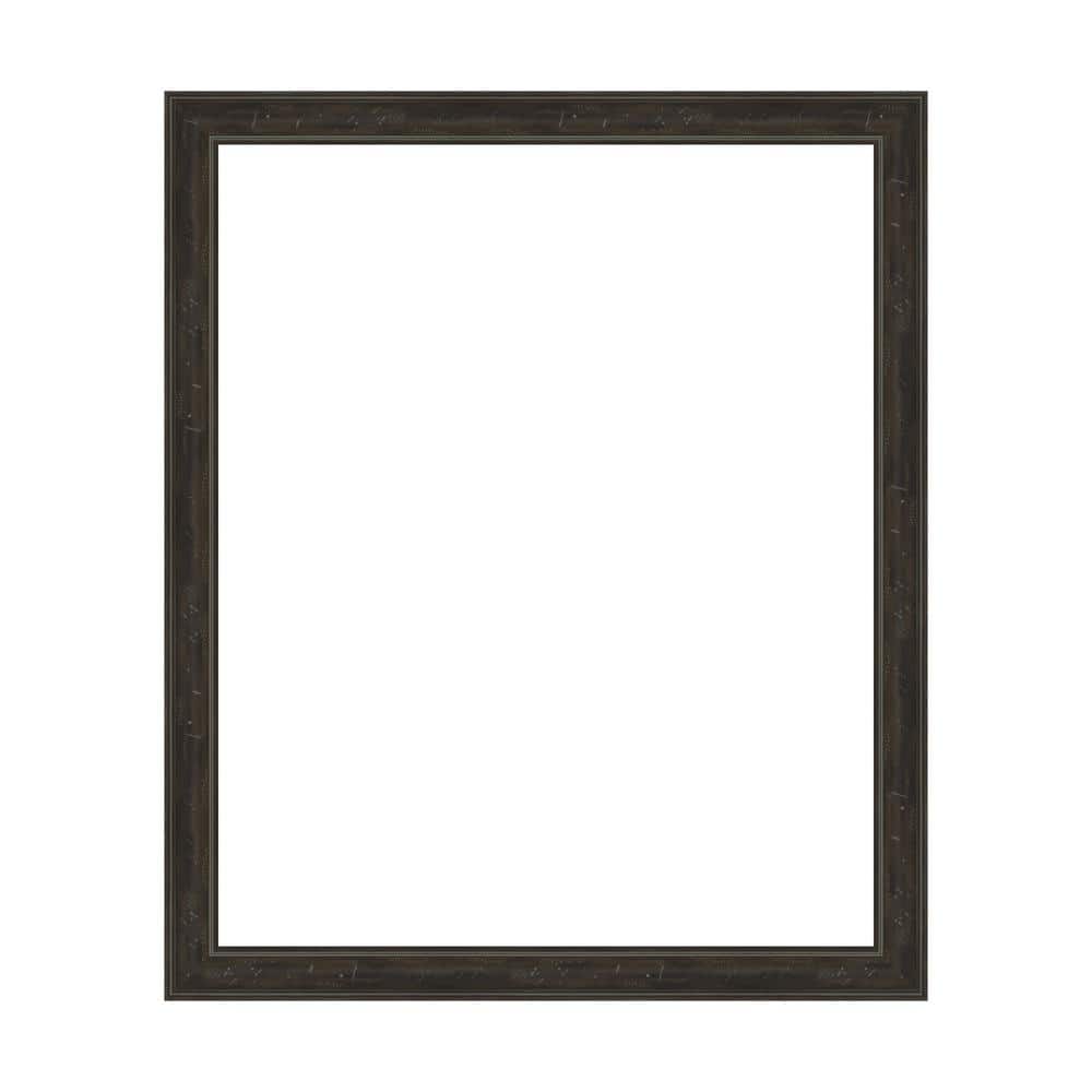 Amanti Art Mirror Makeover Shipwreck Greywash Narrow 31.25 in. W x 37.25 in. H Bathroom Mirror Frame Border Kit-Fits 30 x 36 Mirror (1)