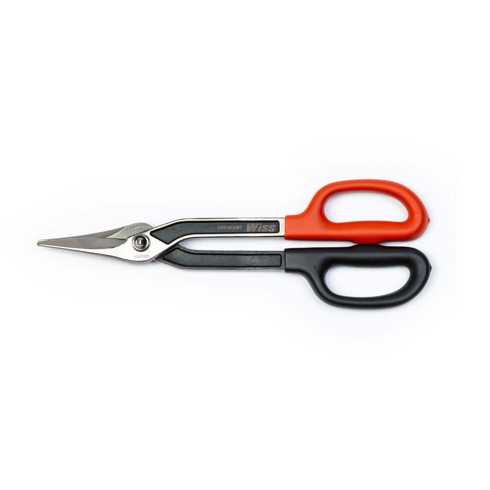 Crescent 12 in. Straight-Cut Duckbill Pattern Drop Forged Tinner Snips