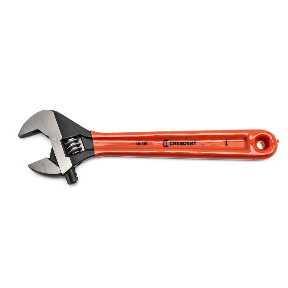 Crescent 12 in. Black Oxide Cushion Grip Adjustable Wrench
