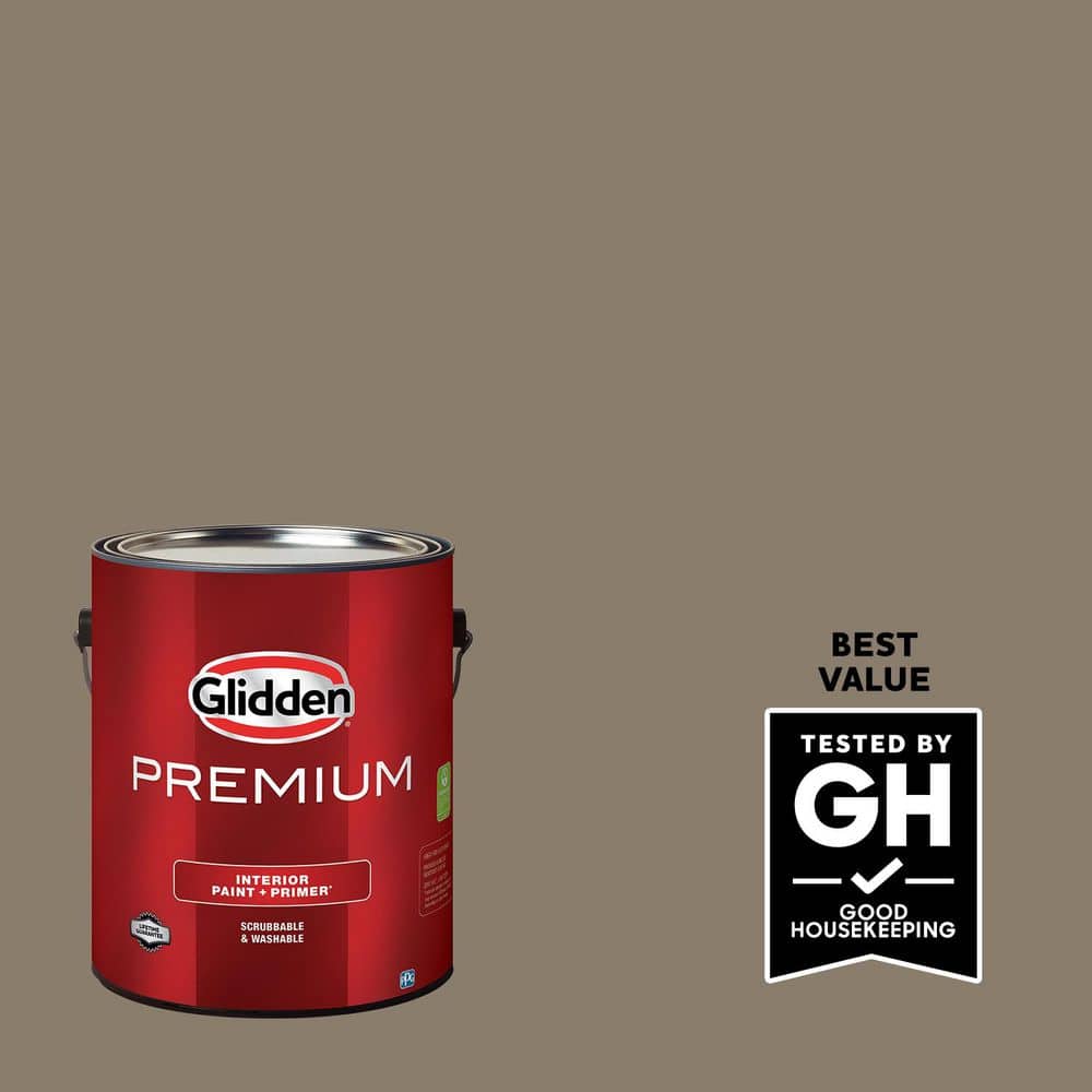 Glidden Premium 1 gal. Patches PPG1024-6 Flat Interior Latex Paint