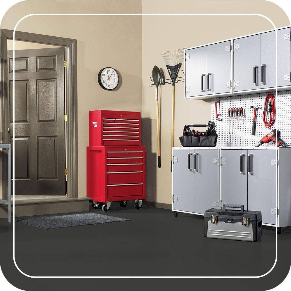 BEHR PREMIUM #PPU18-20 Self-Priming 1-Part Epoxy Satin Interior/Exterior Concrete and Garage Floor Paint (2)