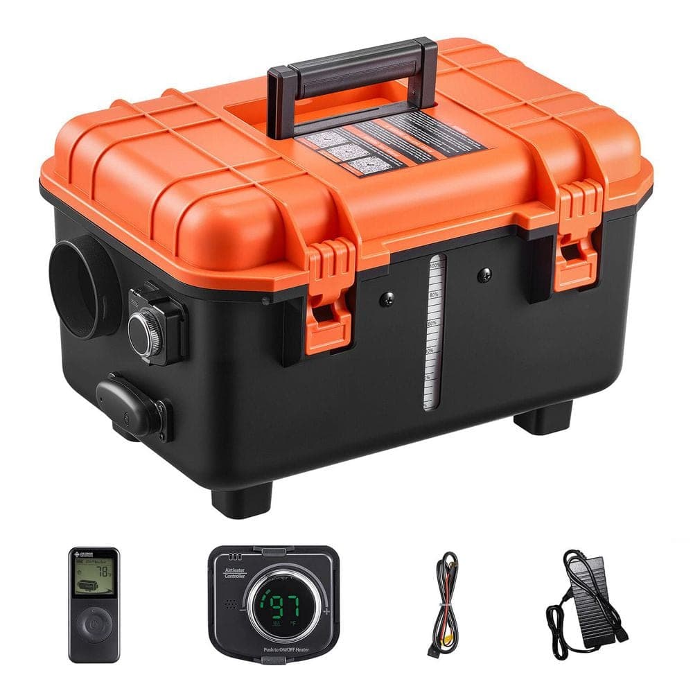 SKYSHALO Diesel Heater,27296 Btu 8KW All in One Portable Diesel Air Heater, 1.1Gal.Fuel Tank for Garages,Space Heater,2025 update (1)