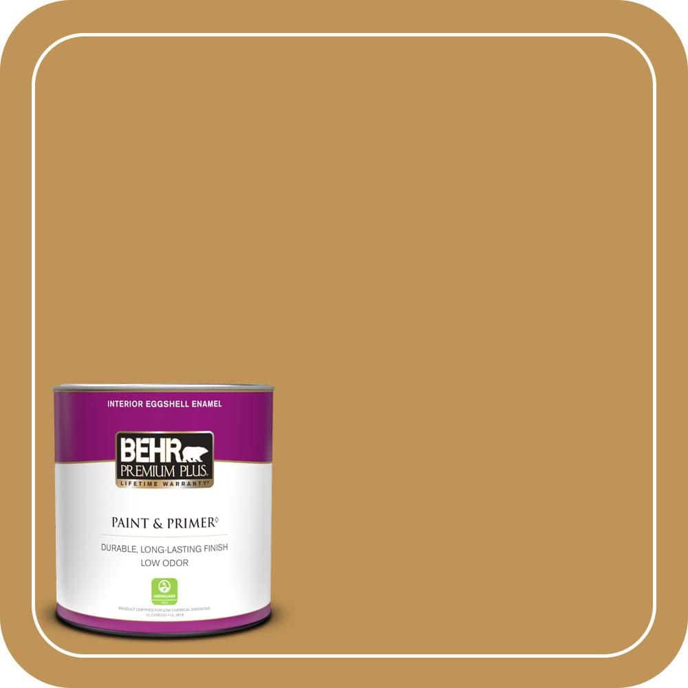 BEHR PREMIUM PLUS #T12-5 Lone Star Flat Interior/Exterior Paint & Primer Color Sample