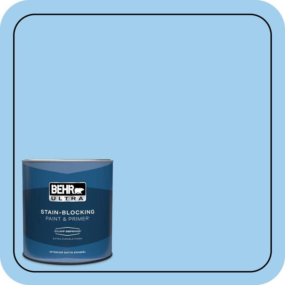BEHR ULTRA 1 qt. #P510-2 Mediterranean Charm Extra Durable Satin Enamel Interior Paint & Primer
