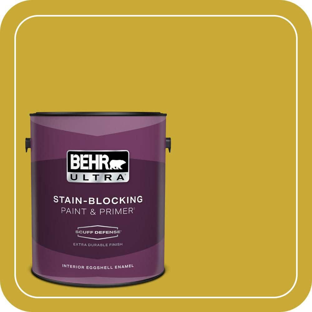BEHR ULTRA 1 gal. #P320-7 Sweet and Sour Extra Durable Eggshell Enamel Interior Paint & Primer (1)
