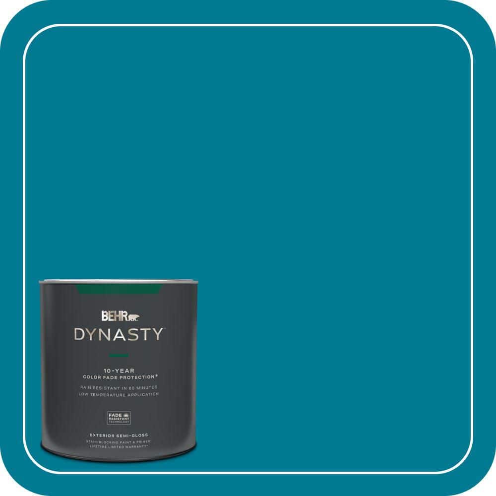 BEHR DYNASTY 1 qt. #520B-7 Havasu Semi-Gloss Exterior Stain-Blocking Paint & Primer