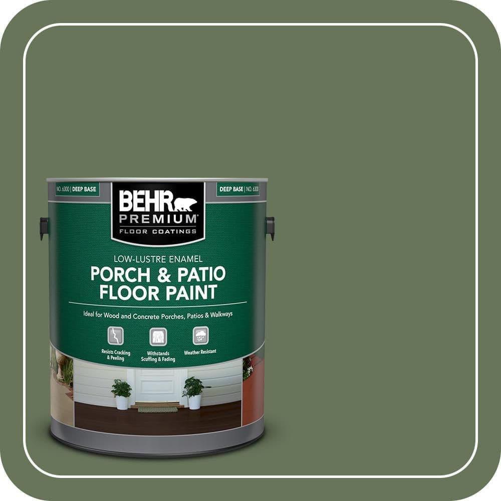 BEHR PREMIUM #PPU10-01 Textured Low-Lustre Enamel Interior/Exterior Porch and Patio Anti-Slip Floor Paint (1)
