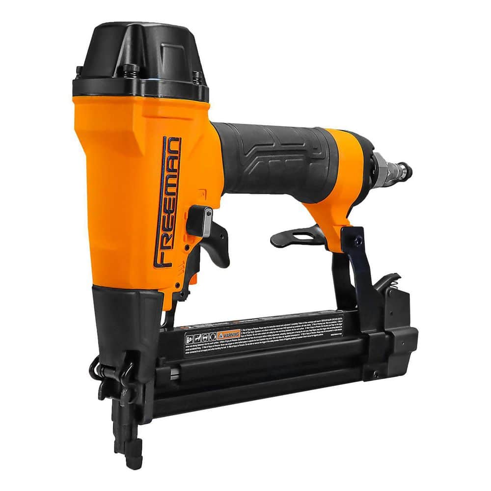 Freeman 2nd Generation Pneumatic 18-Gauge 1-5/8 in. Narrow Crown Stapler with Metal Belt Hook and 1/4 in. NPT Air Connector (1)