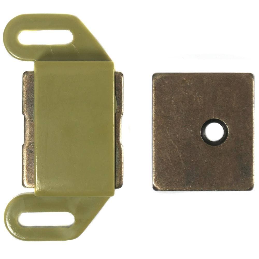 Laurey Brown Magnetic Catch Cabinet Latch (25-Pack) (2)