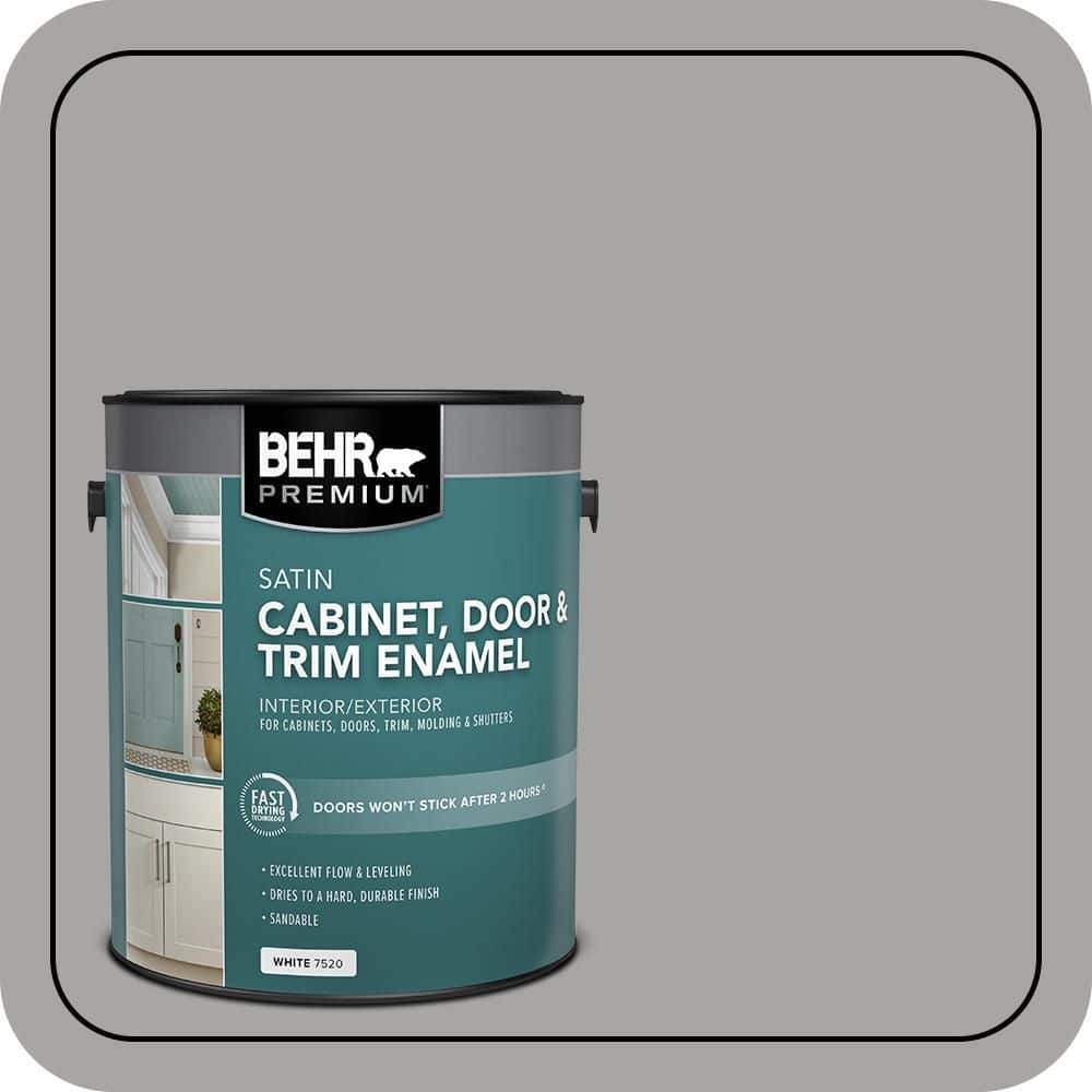 BEHR PREMIUM 1 gal. #PPU26-07 Smokey Wings Satin Enamel Interior/Exterior Cabinet, Door & Trim Paint (1)