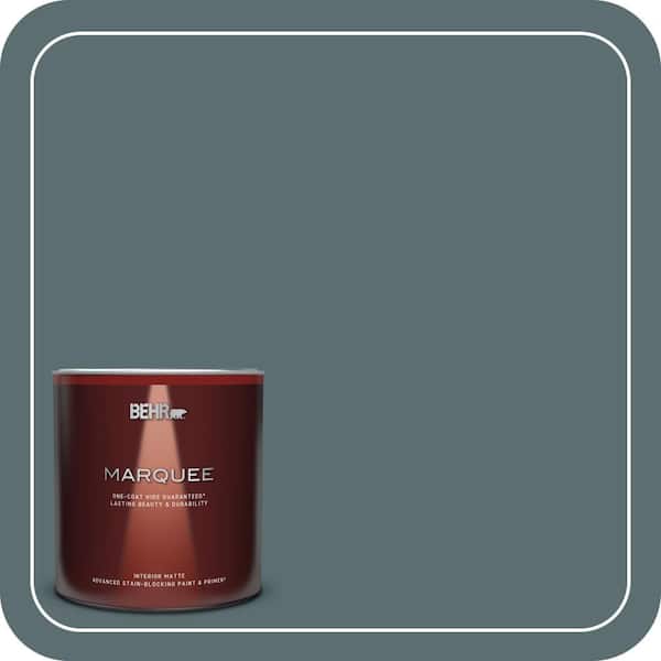 BEHR PREMIUM PLUS #ECC-58-3 Unreal Teal Flat & Primer (4)