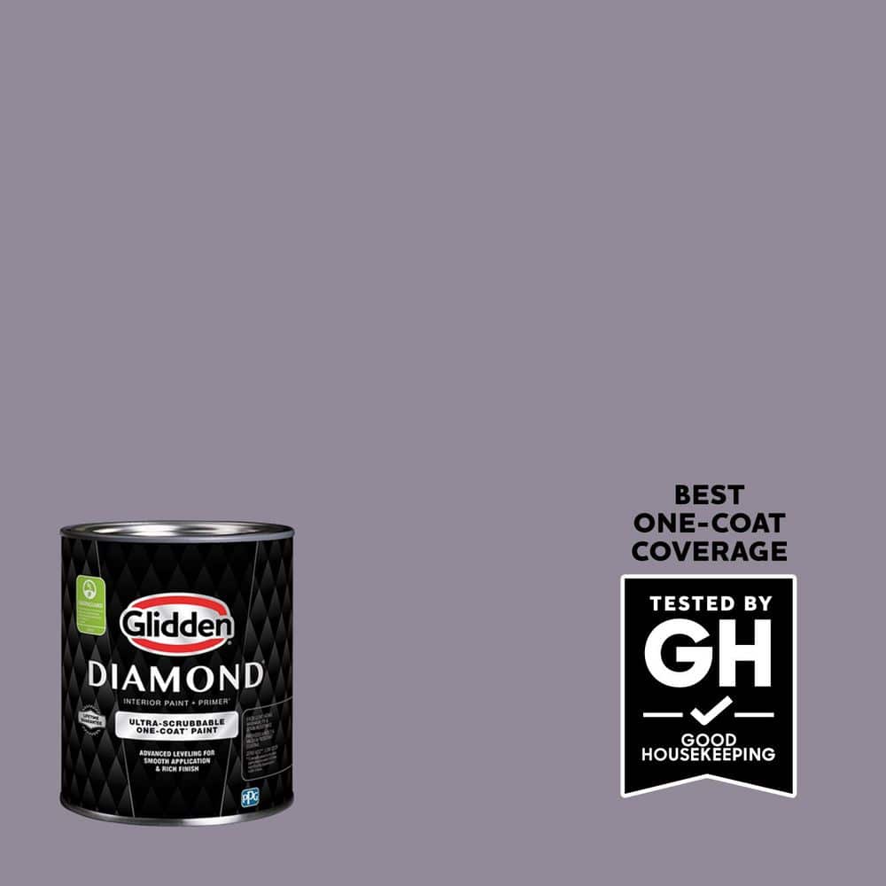 Glidden Diamond 1 qt. #PPG1172-5 Tin Lizzie Eggshell Interior Paint with Primer (1)