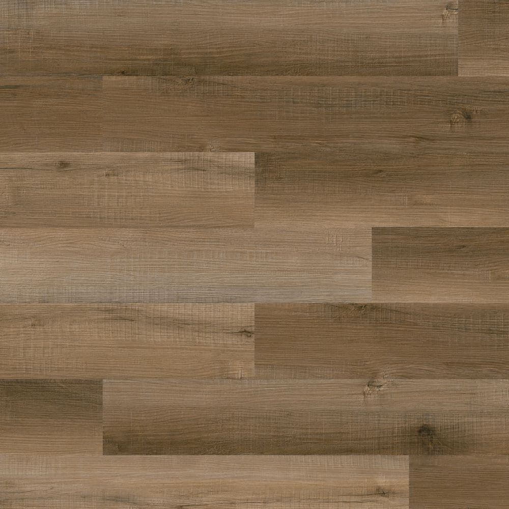 TrafficMaster Hillside Hickory Oak 6 MIL x 6 in. x 36 in. Waterproof Click Lock Vinyl Plank Flooring (23.95 sq. ft. /case)