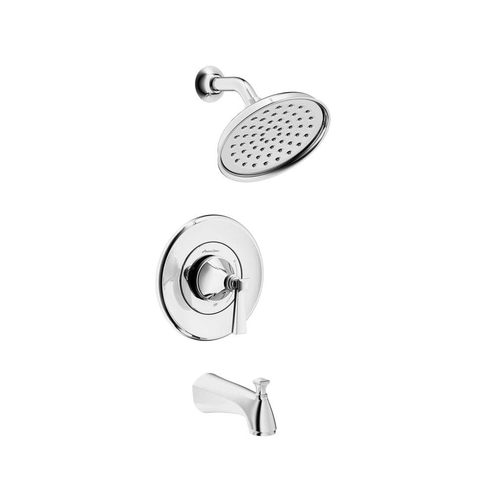 American Standard Rumson Single-Handle 1-Spray Tub and Shower Faucet with 1.8 GPM in Polished Chrome Valve Included (1)