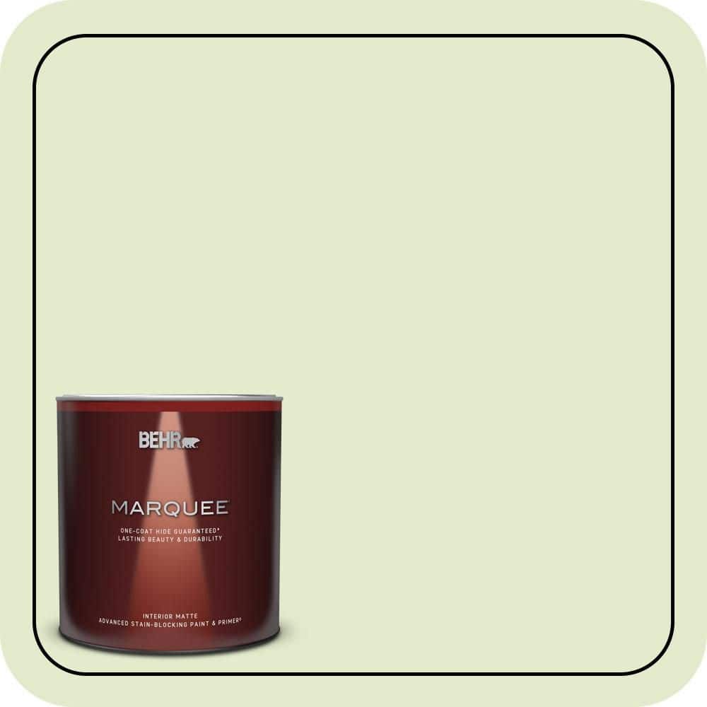 BEHR MARQUEE 1 qt. #P370-2 Praying Mantis Matte Interior Paint & Primer