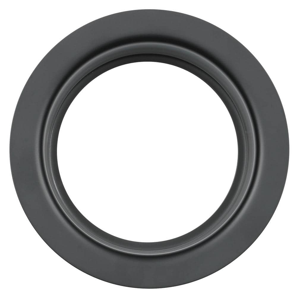 Glacier Bay Garbage Disposal Rim and Stopper - Stainless steel with matte black finish (2)