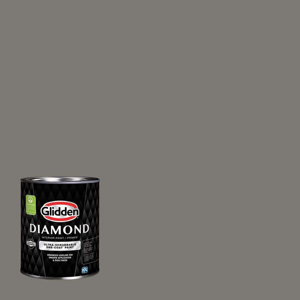 Glidden Diamond 1 qt. PPG0998-6 On the Edge Semi-Gloss Interior Paint with Primer