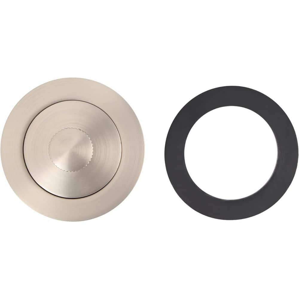PLUMBFLEX SUPPLYGIANT Lift and Turn Tub Drain Stopper,1-1/2 Bathtub Drain Assembly, Nickel Plated Finish (3)