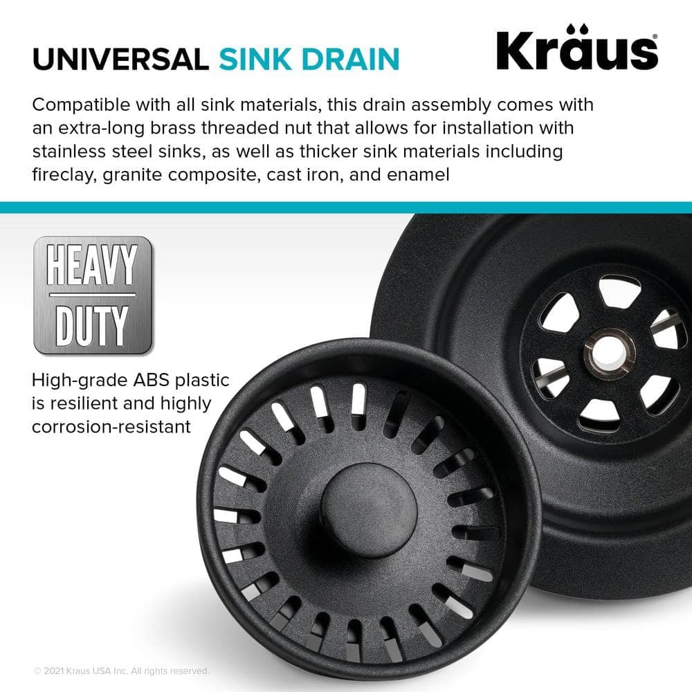 KRAUS Kitchen Sink Strainer (3)