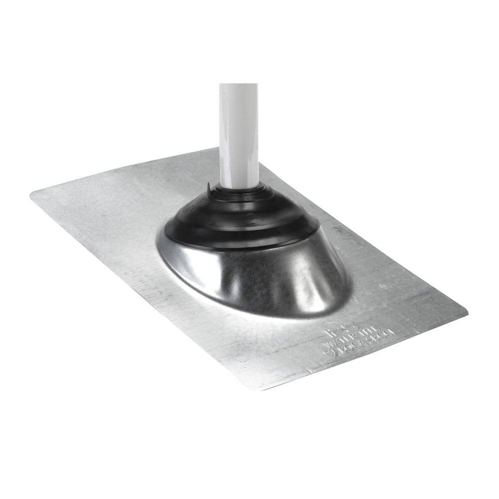 Water-Tite Adjustable 3 N 1 Galvanized Steel Base Roof Flashing