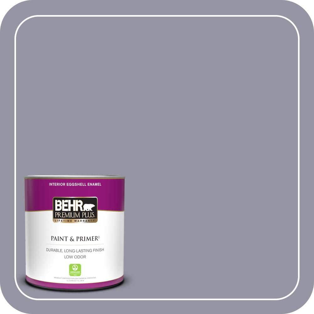 BEHR PREMIUM PLUS #640F-5 Ash Violet Enamel Low Odor & Primer (1)