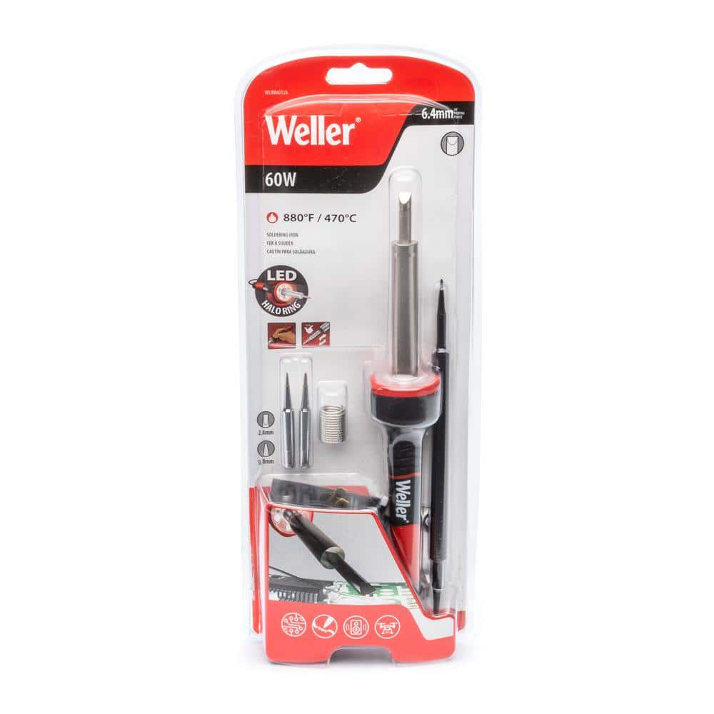 Weller 60-Watt/120-Volt Corded Soldering Iron Kit with LED Halo Ring (3)