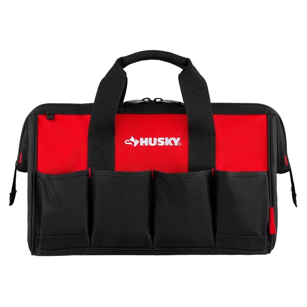 Husky 18 in. 14 Pocket Zippered Tool Bag