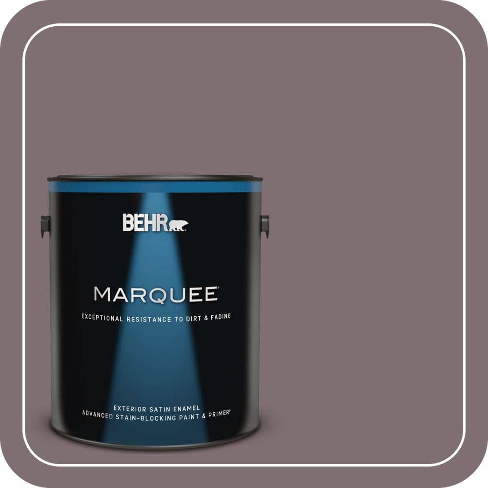 BEHR MARQUEE 1 gal. #N110-5 Royal Raisin Satin Enamel Exterior Paint & Primer