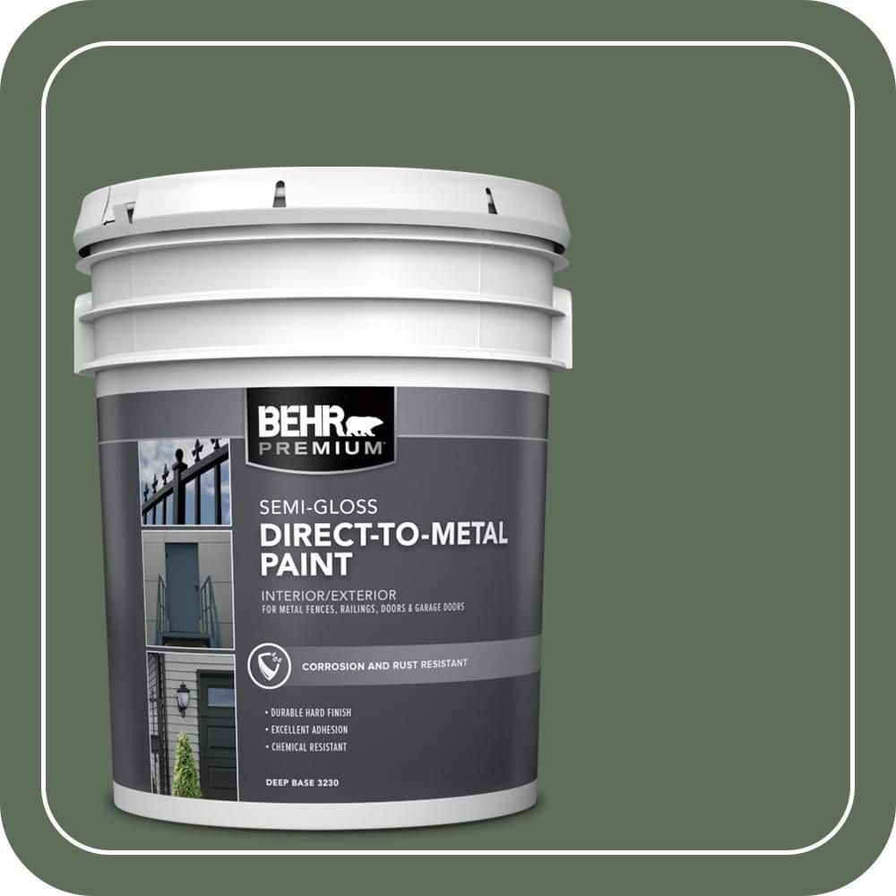 BEHR PREMIUM 5 gal. #PPU11-01 Royal Orchard Semi-Gloss Direct to Metal Interior/Exterior Paint