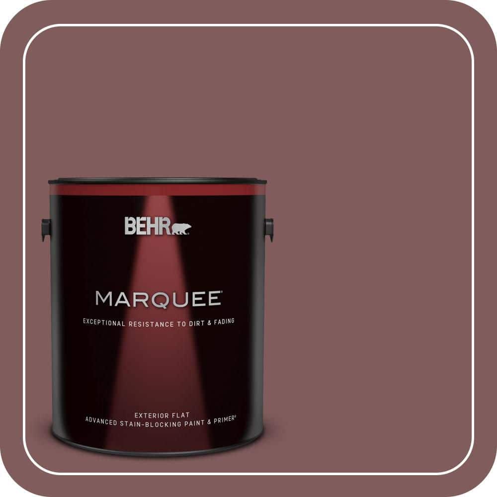 BEHR MARQUEE 1 gal. #140F-6 Book Binder Flat Exterior Paint & Primer (2)
