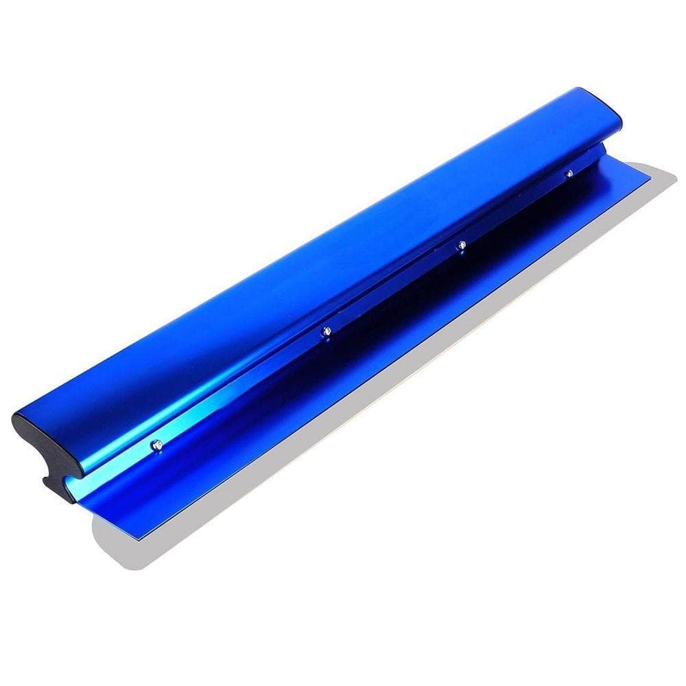 KIWDZFU 22 in. Drywall Skimming Blade Stainless Steel Blade, Smoothing and Knockdown Drywall Trowel High-Impact End Caps (1)