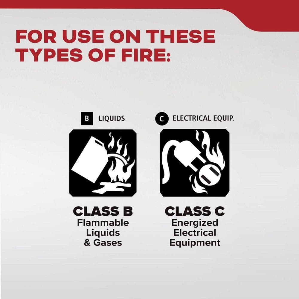 Kidde Home and Workshop 5-B:C Class BC 2 lb. Fire Extinguisher, KD57-5BC (2)